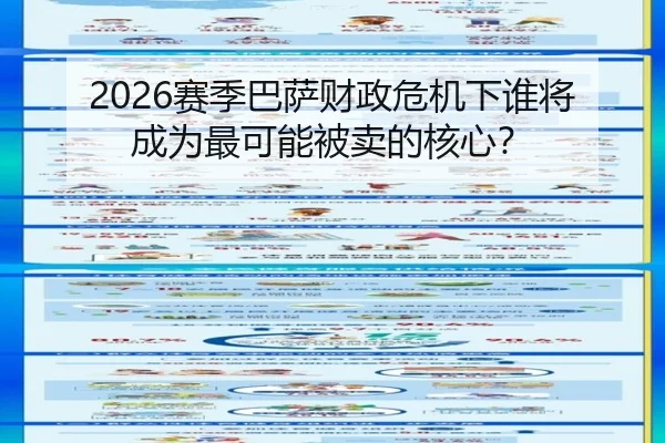 2026赛季巴萨财政危机下谁将成为最可能被卖的核心？